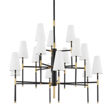 Hudson Valley Lighting Bowery Aged Old Bronze 48W x 48L x 40H Chandelier