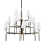 Hudson Valley Lighting Bowery Aged Old Bronze 48W x 48L x 40H Chandelier
