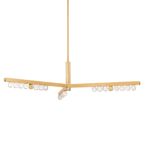 Corbett Lighting ANNECY Vintage Brass 50.5W x 50.5L x 11H Chandelier