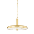 Hudson Valley Lighting Reynolds Aged Brass 19.75W x 19.75L x 12.5H Pendant