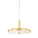 Hudson Valley Lighting Reynolds Aged Brass 19.75W x 19.75L x 12.5H Pendant