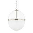 Hudson Valley Lighting Donnell Polished Nickel 17.5W x 17.5L x 21.25H Pendant