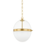 Hudson Valley Lighting Donnell Aged Brass 17.5W x 17.5L x 21.25H Pendant