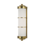 Hudson Valley Lighting Albany Aged Brass 4.75W x 4.75L x 19.5H Wall Sconce