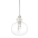Hudson Valley Lighting Hempstead Polished Nickel 13.75W x 13.75L x 16.75H Pendant
