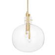 Hudson Valley Lighting Hempstead Aged Brass 18.25W x 18.25L x 22.5H Pendant