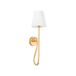 Hudson Valley Lighting ELMHURST VINTAGE GOLD LEAF 7.5W x 7.5L x 27.5H Wall Sconce