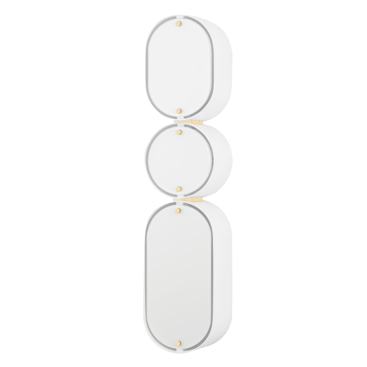 Corbett Lighting Opal SOFT WHITE/VINTAGE BRASS 5W x 5L x 23H Wall Sconce