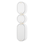 Corbett Lighting Opal SOFT WHITE/VINTAGE BRASS 5W x 5L x 23H Wall Sconce