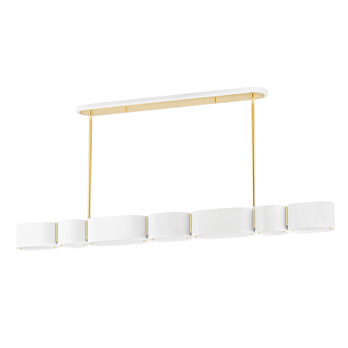 Corbett Lighting Opal SOFT WHITE/VINTAGE BRASS 5.25W x 54L x 8.5H Trim