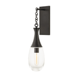 Hudson Valley Lighting Southold Black Brass 5.5W x 5.5L x 22H Wall Sconce