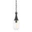 Hudson Valley Lighting Southold Black Brass 5.5W x 5.5L x 16H Pendant