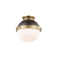 Hudson Valley Lighting Latham Aged/antique Distressed Bronze 9.5W x 9.5L x 9H Flush Mount