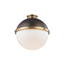 Hudson Valley Lighting Latham Aged/antique Distressed Bronze 14.75W x 14.75L x 14H Flush Mount