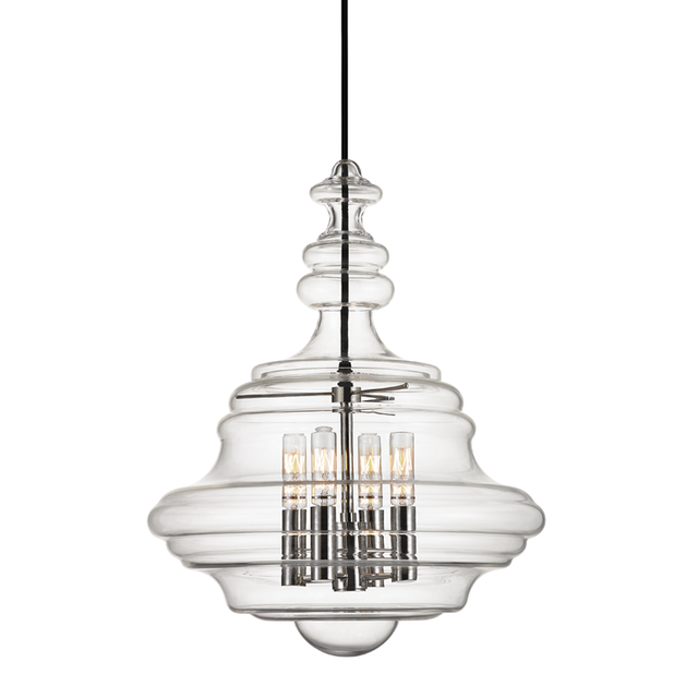 Hudson Valley Lighting Washington Polished Nickel 15.5W x 15.5L x 20H Candleholder