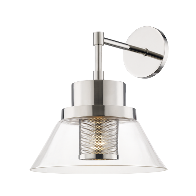 Hudson Valley Lighting Paoli Polished Nickel 12W x 12L x 15.25H Wall Sconce