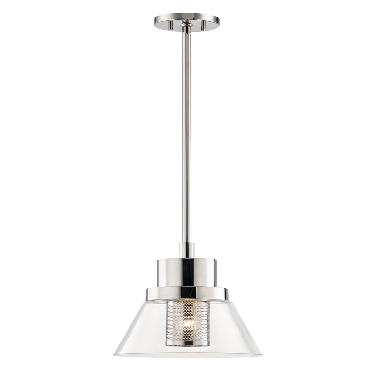 Hudson Valley Lighting Paoli Polished Nickel 12W x 12L x 10H Pendant
