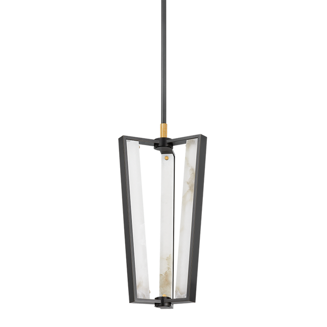 Hudson Valley Lighting EDGEMERE AGED BRASS/DISTRESSED BRONZE 11W x 11L x 22.5H Pendant