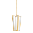 Hudson Valley Lighting EDGEMERE AGED BRASS 16W x 16L x 27.75H Pendant