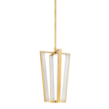 Hudson Valley Lighting EDGEMERE AGED BRASS 16W x 16L x 27.75H Pendant