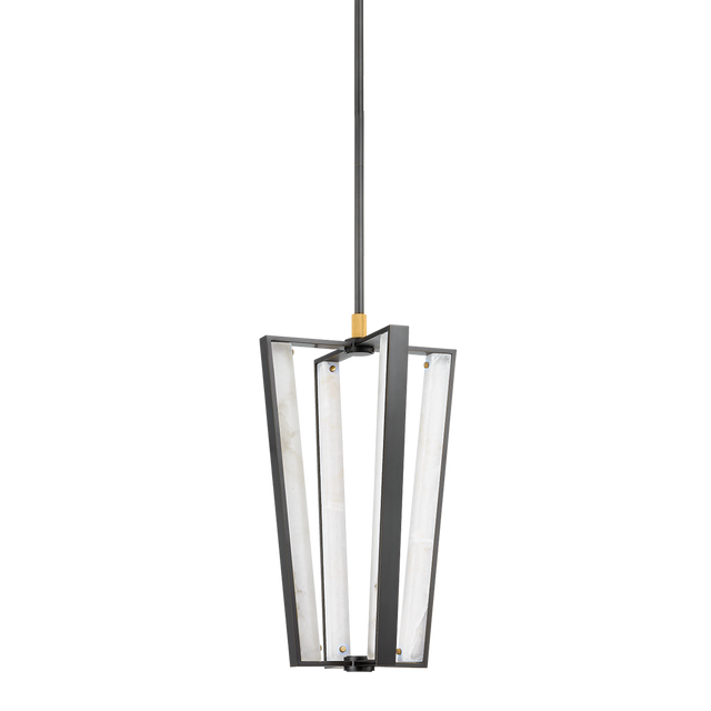 Hudson Valley Lighting EDGEMERE AGED BRASS/DISTRESSED BRONZE 16W x 16L x 27.75H Pendant