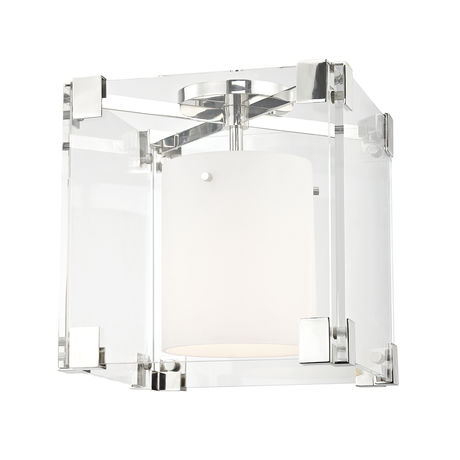 Hudson Valley Lighting Achilles Polished Nickel 13.25W x 13.25L x 13.25H Flush Mount