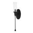 Hudson Valley Lighting Chisel Black Iron 4W x 4L x 21.25H Wall Sconce