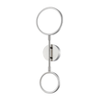 Hudson Valley Lighting Saturn Polished Nickel 8W x 8L x 24H Wall Sconce