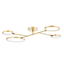Hudson Valley Lighting Saturn Aged Brass 34W x 43L x 4.25H Semi-Flush Mount