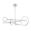 Hudson Valley Lighting Saturn Polished Nickel 44.5W x 44.5L x 13.25H Chandelier