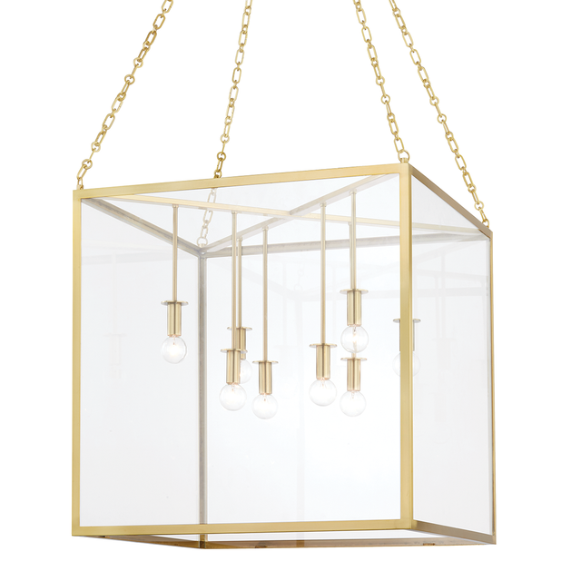 Hudson Valley Lighting Catskill Aged Brass 24W x 24L x 24H Candleholder