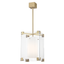Hudson Valley Lighting Achilles Aged Brass 13.25W x 13.25L x 18.75H Pendant