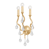 Corbett Lighting Aveline Gold Leaf 11.25W x 11.25L x 24H Wall Sconce