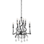 Corbett Lighting Aveline Black Silver Leaf 22W x 22L x 27.25H Chandelier