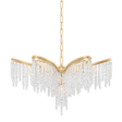 Corbett Lighting Pandora Gold Leaf 31.75W x 31.75L x 20.75H Chandelier
