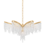 Corbett Lighting Pandora Gold Leaf 31.75W x 31.75L x 20.75H Chandelier