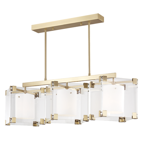 Hudson Valley Lighting Achilles Aged Brass 53.75W x 53.75L x 17H Trim