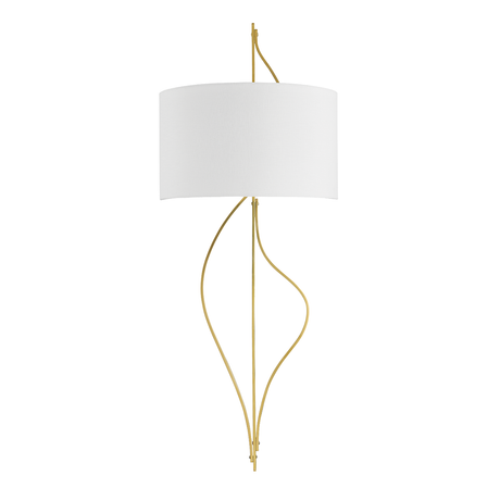 Corbett Lighting Akina VINTAGE BRASS 14.75W x 14.75L x 37H Wall Sconce