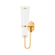 Hudson Valley Lighting VANCOUVER Aged Brass 5.5W x 5.5L x 20H Wall Sconce