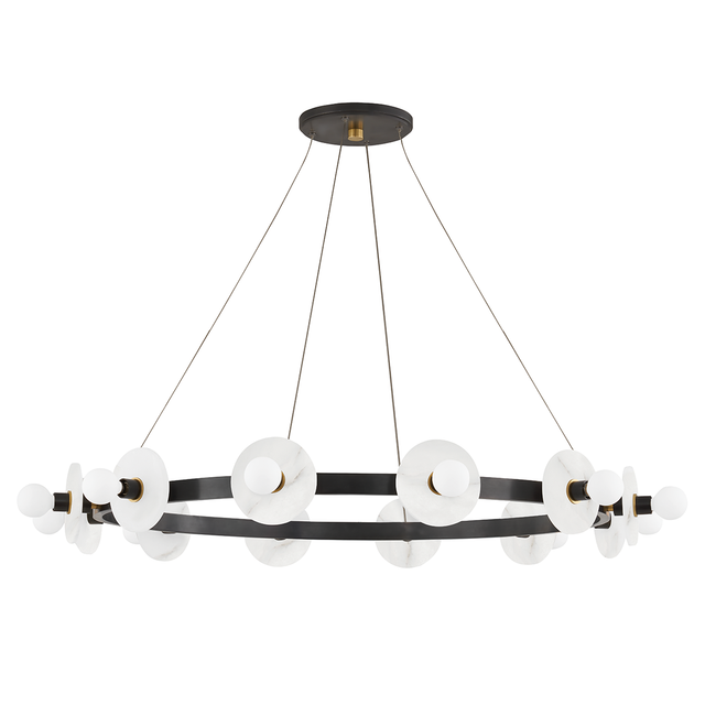 Hudson Valley Lighting Austen Aged Old Bronze 40W x 40L x 18H Chandelier