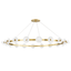 Hudson Valley Lighting Austen Aged Brass 58W x 58L x 4.75H Chandelier