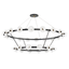 Hudson Valley Lighting Austen Aged Old Bronze 58W x 58L x 36.5H Chandelier