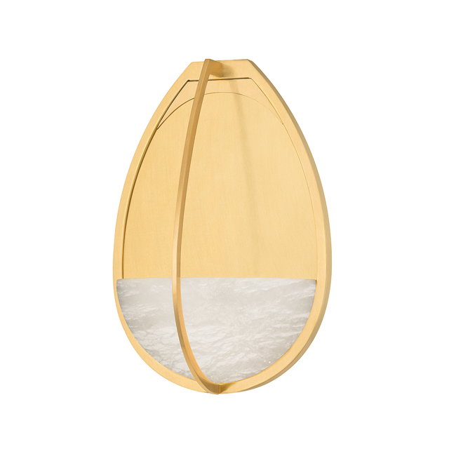 Hudson Valley Lighting Lloyd Aged Brass 8.75W x 8.75L x 12.75H Wall Sconce