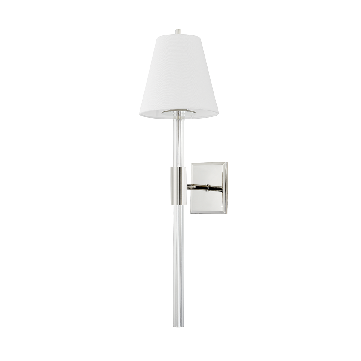 Corbett Lighting Martina POLISHED NICKEL 8W x 8L x 30.25H Wall Sconce