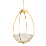 Hudson Valley Lighting Lloyd Aged Brass 18.5W x 18.5L x 30.5H Pendant