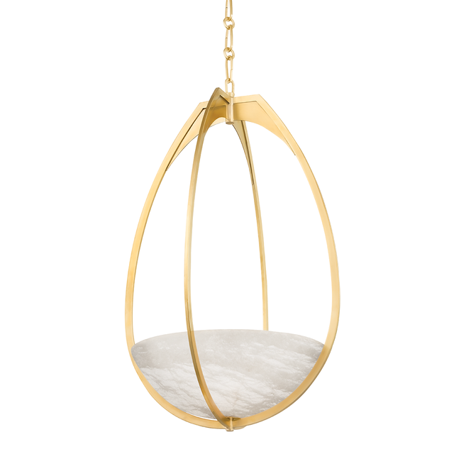 Hudson Valley Lighting Lloyd Aged Brass 18.5W x 18.5L x 30.5H Pendant