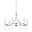 Hudson Valley Lighting Gates Polished Nickel 26.75W x 26.75L x 25H Chandelier