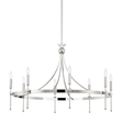 Hudson Valley Lighting Gates Polished Nickel 38.5W x 38.5L x 25H Chandelier