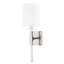 Hudson Valley Lighting Taunton Polished Nickel 4.5W x 4.5L x 17.25H Wall Sconce