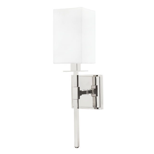 Hudson Valley Lighting Taunton Polished Nickel 4.5W x 4.5L x 17.25H Wall Sconce